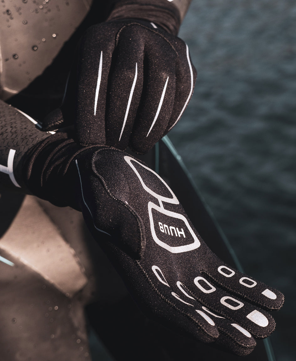 HUUB Neoprene Swim Gloves – 3mm Thermal Open Water Swim Gloves