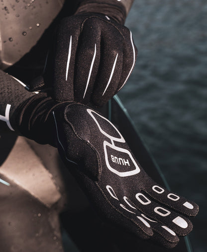 HUUB Neoprene Swim Gloves – 3mm Thermal Open Water Swim Gloves