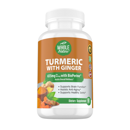 Turmeric Curcumin, Ginger & Black Pepper