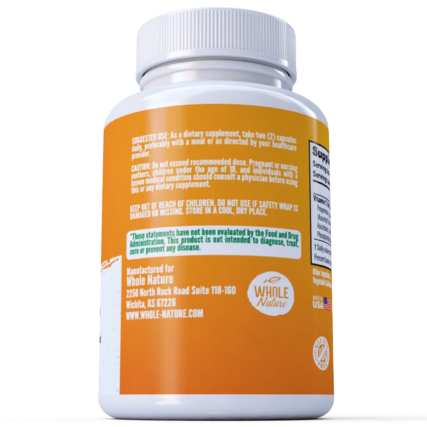 Whole Nature Liposomal Vitamin C 1200 mg